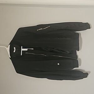 Nylon Bomber Style Jacket